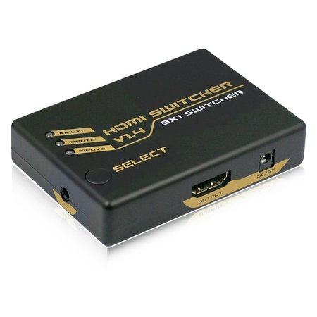 QUEST TECHNOLOGY INTERNATIONAL HDMI Automatic Switch W/Remote - 3X1 Switcher HDI-4431